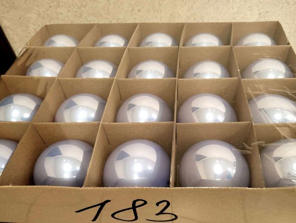 Шар елочный стекл. 8 см, [183]